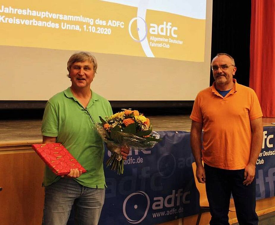 Verabschiedung von Werner Wülfing Alter und neuer Vorsitzender