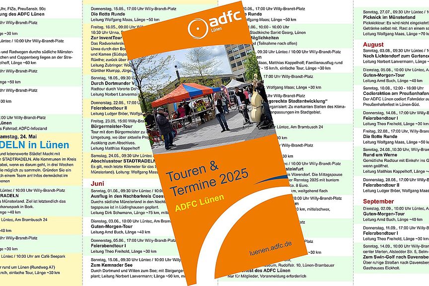 Faltblatt ADFC Lünen 2025