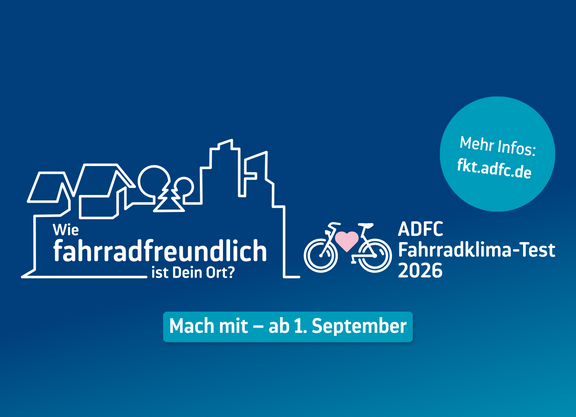 Save the Date Keyvisual ADFC-Fahrradklima-Test 2026