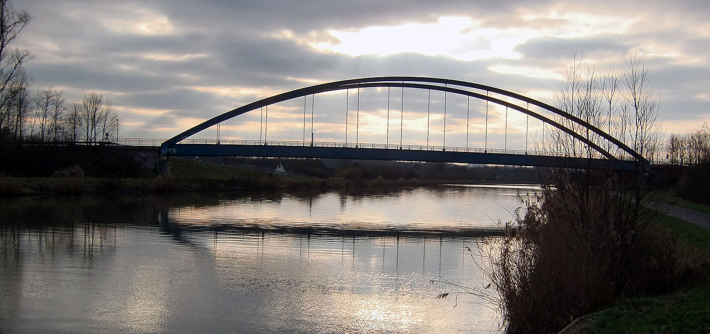 Brücke Abendstimmung